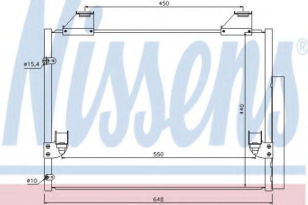 NISSENS 940083 Конденсатор, кондиціонер