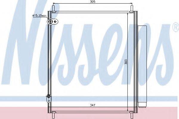 NISSENS 940284 Конденсатор, кондиціонер