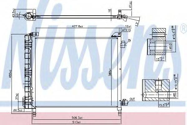 NISSENS 940372 Конденсатор, кондиціонер