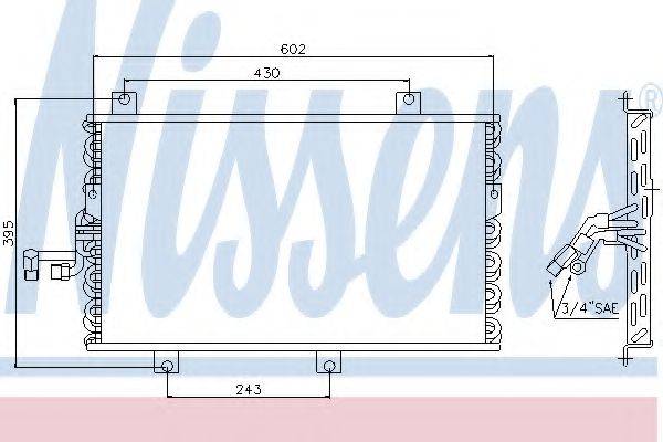 NISSENS 94095 Конденсатор, кондиціонер