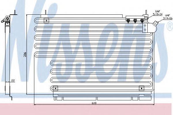 NISSENS 94165 Конденсатор, кондиціонер
