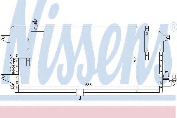 NISSENS 94174 Конденсатор, кондиціонер