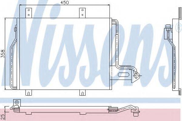 NISSENS 94239 Конденсатор, кондиціонер