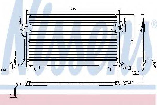 NISSENS 94200 Конденсатор, кондиціонер