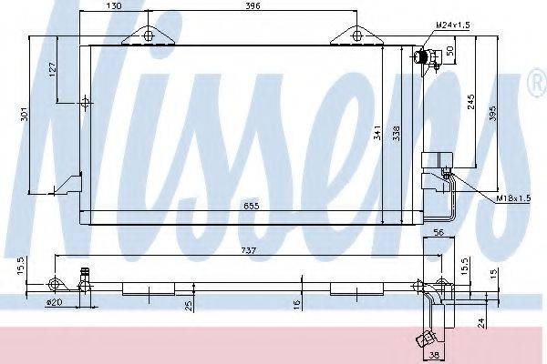 NISSENS 94206 Конденсатор, кондиціонер