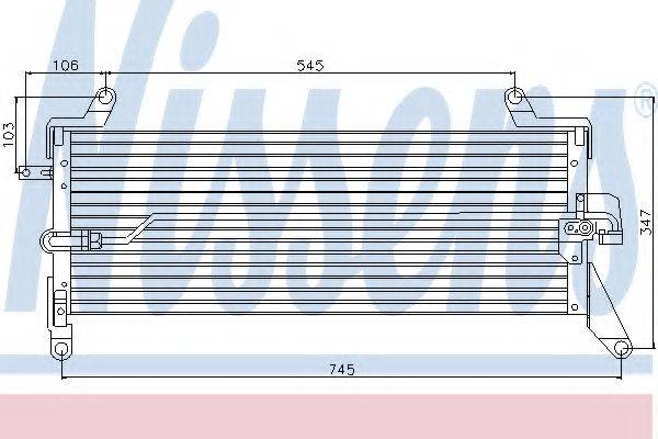 NISSENS 94316 Конденсатор, кондиціонер
