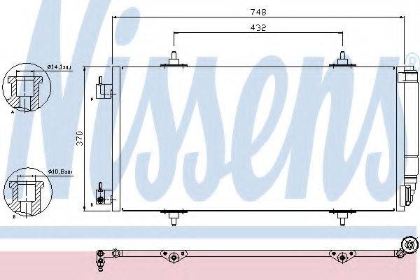 NISSENS 94629 Конденсатор, кондиціонер