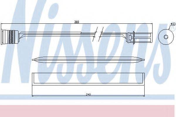 NISSENS 95466 Осушувач, кондиціонер