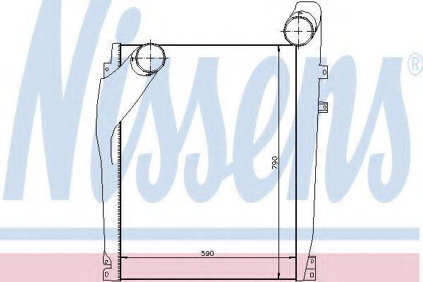 NISSENS 96936 Інтеркулер