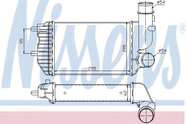 NISSENS 96889 Інтеркулер