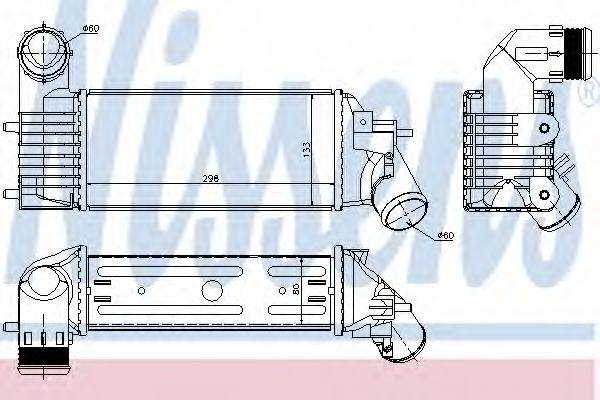 NISSENS 96765 Інтеркулер