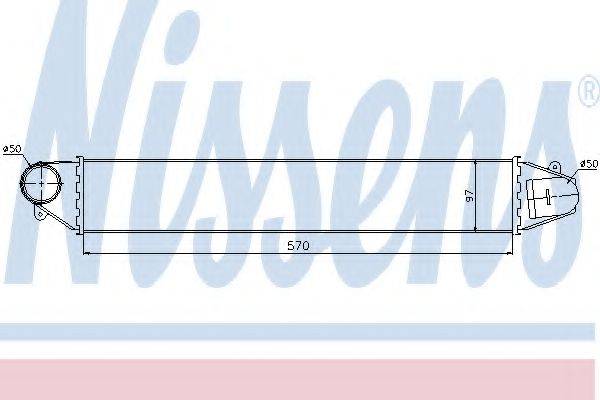 NISSENS 96634 Інтеркулер