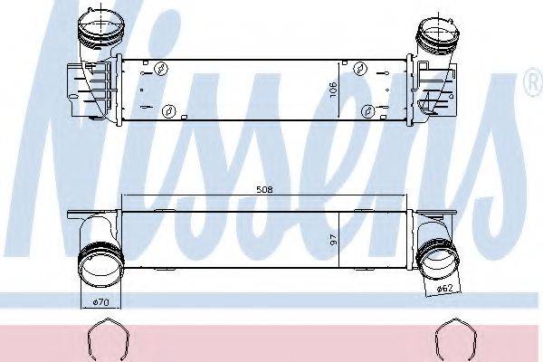 NISSENS 96480 Інтеркулер