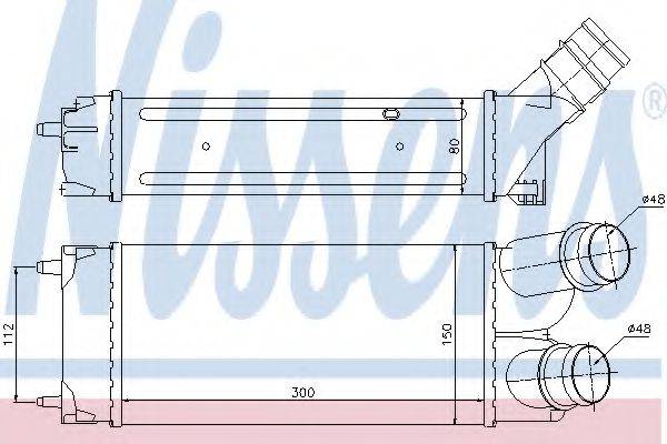 NISSENS 96584 Інтеркулер