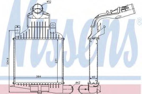 NISSENS 96591 Інтеркулер