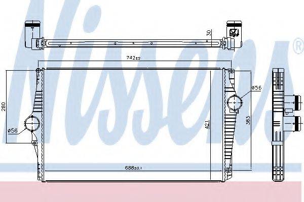NISSENS 96601 Інтеркулер