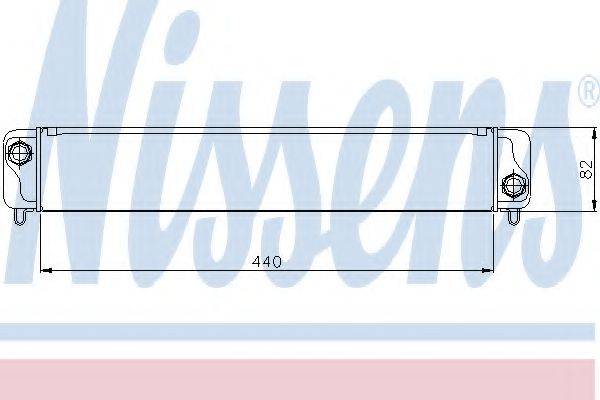 NISSENS 90522 масляний радіатор, моторне масло