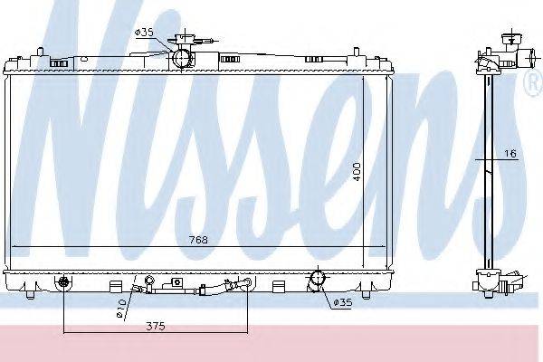 NISSENS 646906 Радіатор, охолодження двигуна