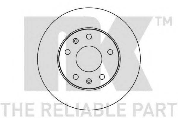 NK 204014 гальмівний диск