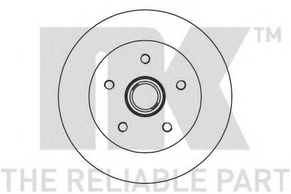 NK 204727 гальмівний диск