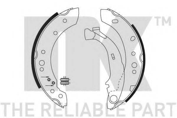 NK 2719691 Комплект гальмівних колодок