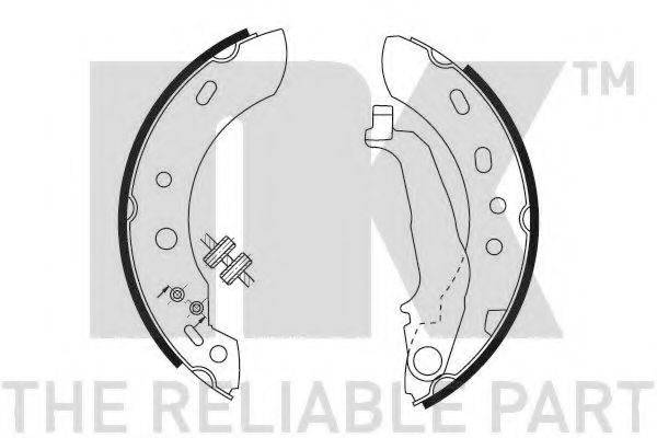 NK 2722687 Комплект гальмівних колодок