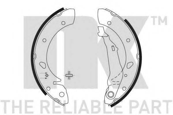 NK 2745624 Комплект гальмівних колодок