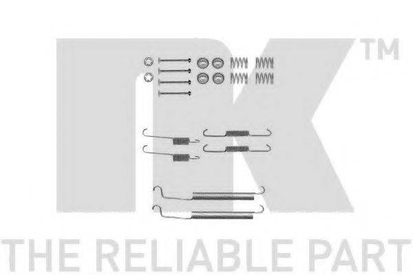 NK 7919756 Комплектуючі, гальмівна колодка