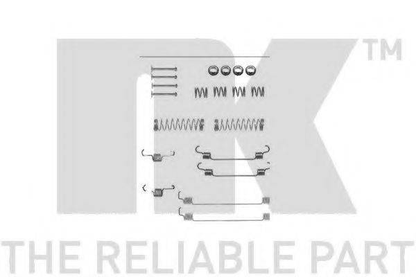 NK 7919835 Комплектуючі, гальмівна колодка