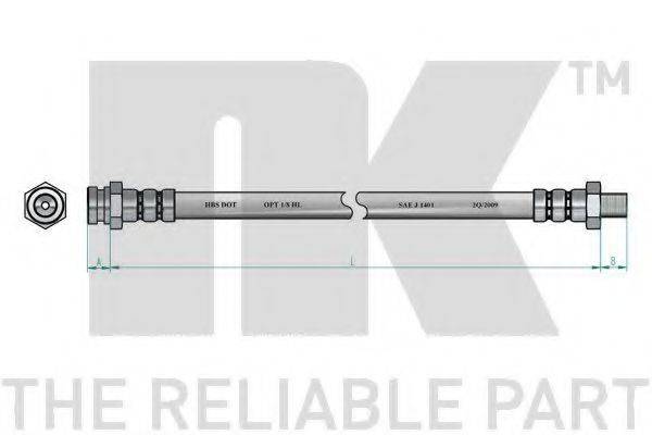 NK 852272 Гальмівний шланг