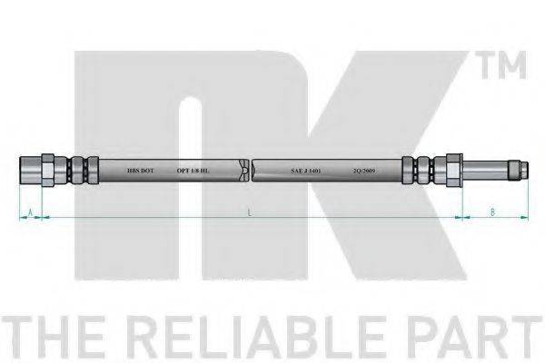 NK 854830 Гальмівний шланг
