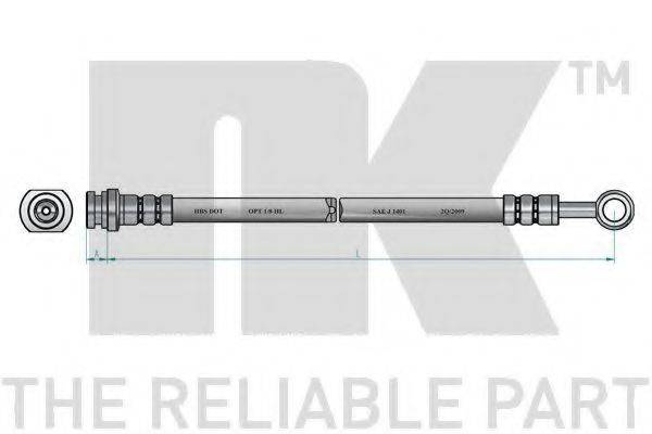 NK 853426 Гальмівний шланг