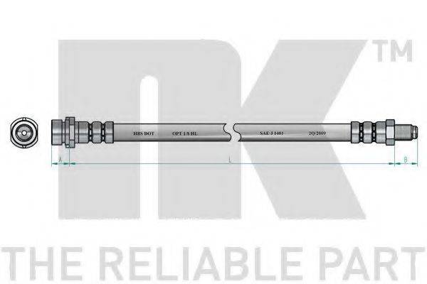 NK 853268 Гальмівний шланг