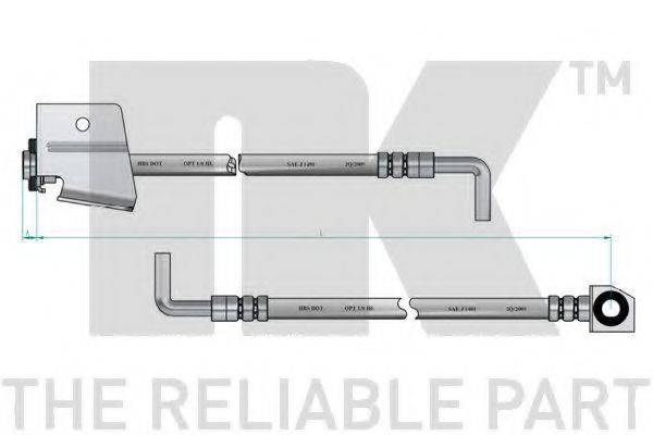 NK 859312 Гальмівний шланг