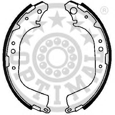OPTIMAL BB1720 Комплект гальмівних колодок
