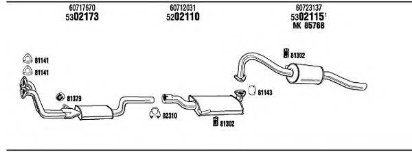 WALKER AR10012A Система випуску ОГ