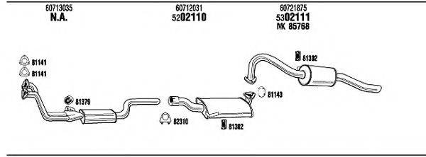 WALKER AR10014A Система випуску ОГ