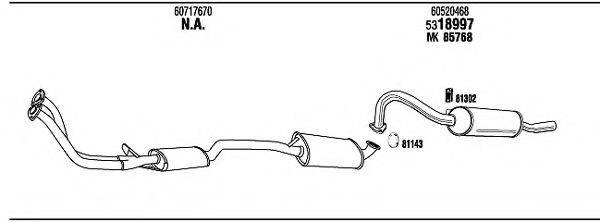 WALKER AR10022B Система випуску ОГ