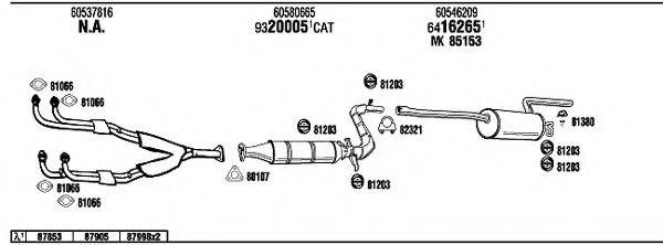 WALKER AR30006B Система випуску ОГ