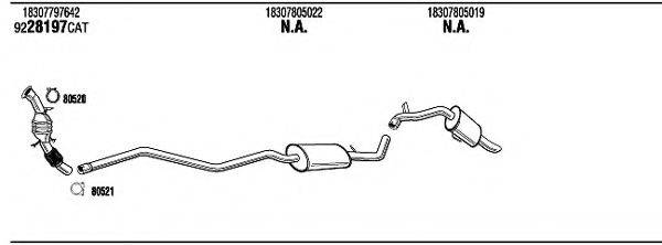 WALKER BWH23430A Система випуску ОГ