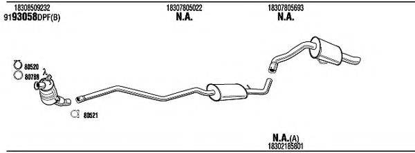 WALKER BWH25445BA Система випуску ОГ