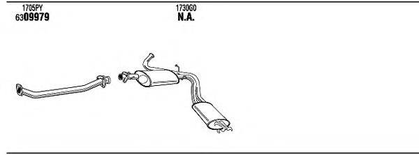 WALKER CIH16766BB Система випуску ОГ