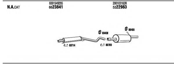 WALKER DCH19368 Система випуску ОГ