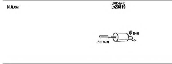 WALKER DCH31126 Система випуску ОГ