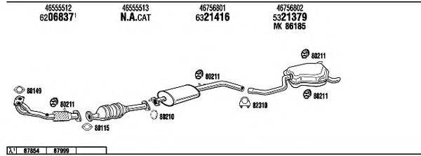 WALKER FI65039 Система випуску ОГ