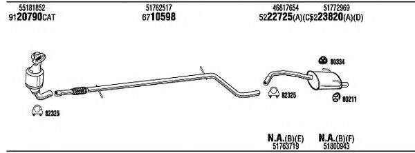 WALKER FIH17640C Система випуску ОГ