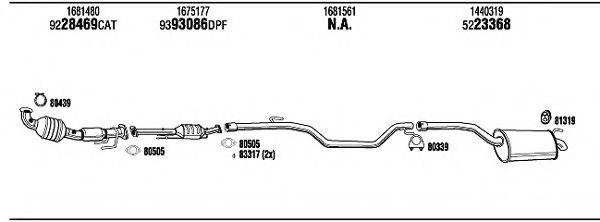 WALKER FOK22512BA Система випуску ОГ