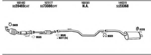 WALKER FOK22512BB Система випуску ОГ