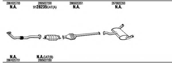 WALKER HYH28578A Система випуску ОГ