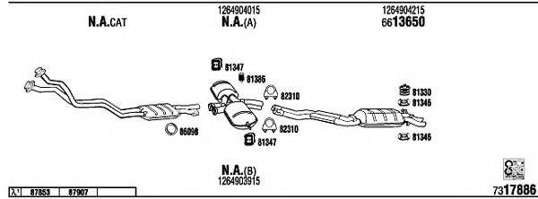 WALKER MB56002A Система випуску ОГ